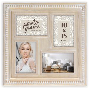 ZEP Wooden Gallery Frame Tika brown 4 photos 10x15 cm...