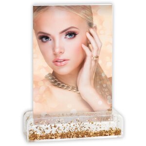 ZEP Glitter Photo Frame Wynn Glitter gold 10x15 cm