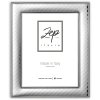 ZEP Metal Portrait Frame Assisi White 10x15 cm silver glossy