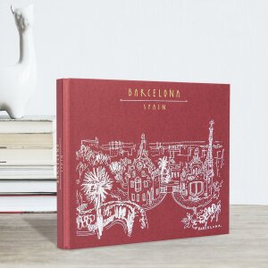 Panodia Spiral Album Excapade Barcelone 27,5x23,2 cm 60...