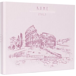 Panodia Spiral Album Excapade Rome 27,5x23,2 cm 60 white...