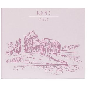 Panodia Spiral Album Excapade Rome 27,5x23,2 cm 60 white sides