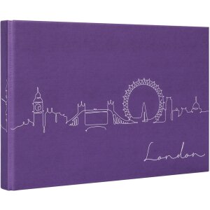 Panodia Photo Album London 33,8x23,2 cm 60 black sides