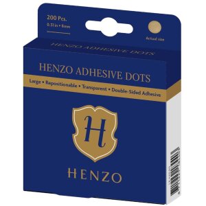 Henzo adhesive dots 8mm removable 300 pieces