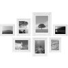 Henzo Wall Frame Set Driftwood white 7 picture frames