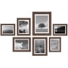 Henzo Wall Frame Set Driftwood dark brown 7 picture frames