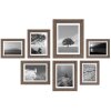 Henzo Wall Frame Set Driftwood medium brown 7 picture frames