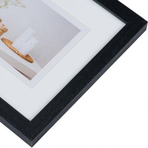 Photo gallery Modern 20x60 cm black 3 photos 10x15 cm