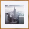 Henzo aluminum frame Manhattan bronze 40x40 cm with passe-partout 30x30 cm