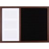 Henzo Letterboard 37,5x52,5 cm Dark brown High quality wood letters Emojis