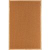 Henzo pin board natural cork wooden frame 60x90 cm for office kitchen classroom