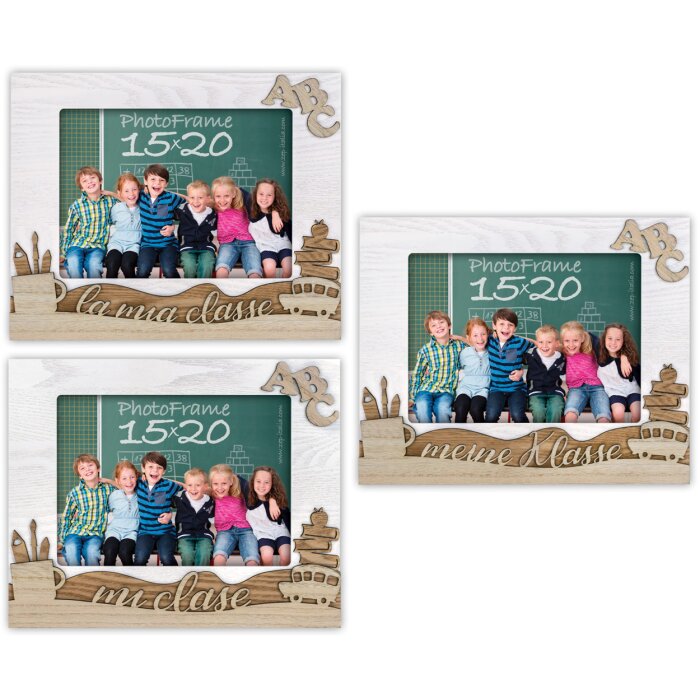 ZEP Wooden Photo Frame Foscari 13x18 cm and 15x20 cm Class Photo Picture Frame