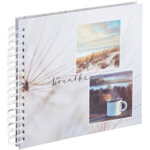 Hama Spiral Album Relax Breathe 28x24 cm 50 white sides