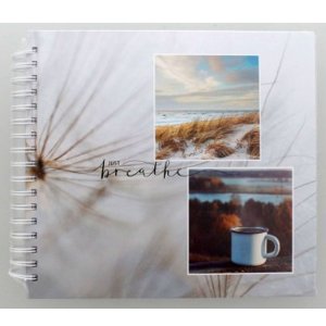 Hama Spiral Album Relax Breathe 28x24 cm 50 white sides