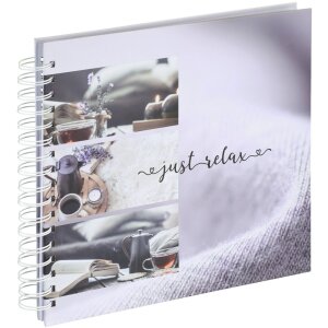 Hama Spiral Album Relax Just 28x24 cm 50 white sides