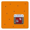 Square magnetic wall SQUARE DOT in orange