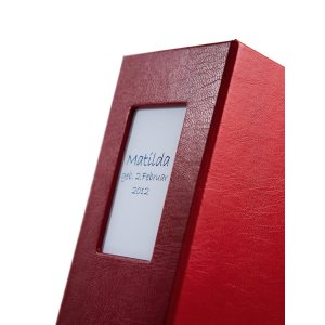 HNFD 1000 Photo Photo album LONA bordeaux 34,5x33 cm 168 black sides