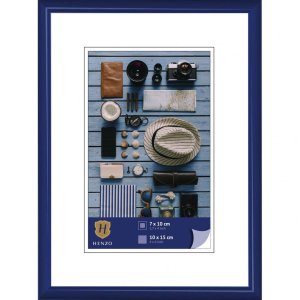 plastic frame Napoli 10x15 cm blue