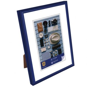 plastic frame Napoli 10x15 cm blue