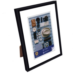 plastic frame Napoli 10x15 cm black