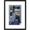 plastic frame Napoli 10x15 cm black