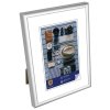 plastic frame Napoli 10x15 cm silver