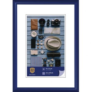 plastic frame Napoli 13x18 cm blue