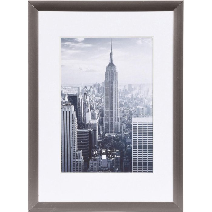 Manhattan alu frame 13x18 cm steel