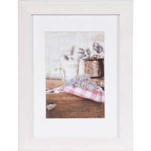 Picture frame Jardin 13x18 white wooden frame