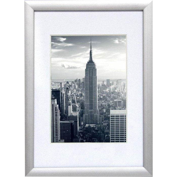 Manhattan alu frame 15x20 cm silver