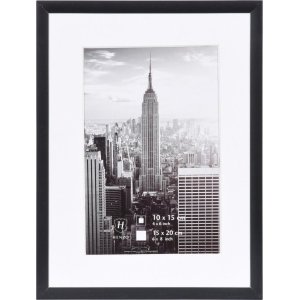 Manhattan alu frame 15x20 cm black