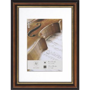 Wooden picture frame Verona 13x18 cm dark brown