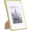 Manhattan alu frame 20x30 cm gold