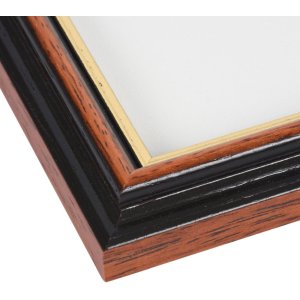 Wooden picture frame 15x20 cm dark brown Verona