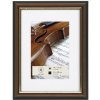 Wooden picture frame 15x20 cm dark brown Verona