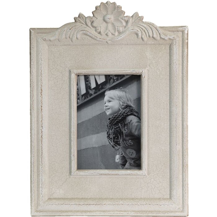 Clayre & Eef 2f0858 Beige 28x2x37 cm - 15x20 cm photo frame