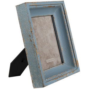 Clayre & Eef 2f0861 picture frame blue 21x6x26 cm -...