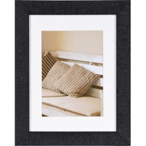 Driftwood wooden frame 18x24 cm dark gray