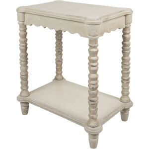 Clayre & Eef 5h0529 Side table white 60x40x70 cm