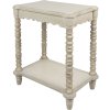 Clayre & Eef 5h0529 Side table white 60x40x70 cm