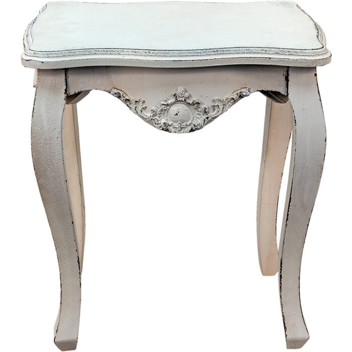 Clayre & Eef 5h0538 Side table white 52x35x58 cm