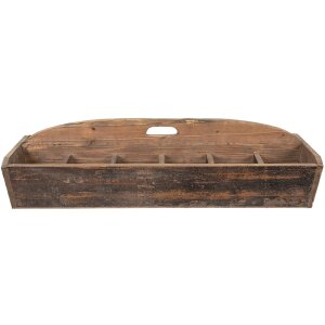 Clayre & Eef 5h0572 Wooden box Brown 89x32x23 cm