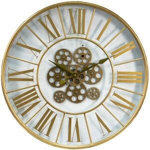 Clayre & Eef 5kl0208 Wall clock gold color ø...