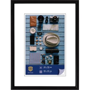 plastic frame Napoli 30x45 cm black