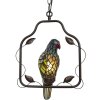 Clayre & Eef 5ll-6059 Ceiling Lamp Tiffany Parrot Multicolor