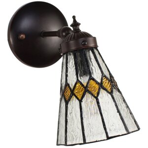 Clayre & Eef 5ll-6203 Tiffany Wall Lamp Beige...