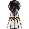 Clayre & Eef 5ll-6203 Tiffany Wall Lamp Beige 17x12x23 cm E14-max 1x40W