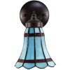 Clayre & Eef 5ll-6206 Tiffany Wall Lamp Blue, Red 17x12x23 cm E14-max 1x40W