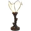 Clayre & Eef 5ll-6231 Tiffany Table Lamp Flower White