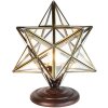 Clayre & Eef Desk lamp star transparent 31x31x36 cm E27-max 1x40W